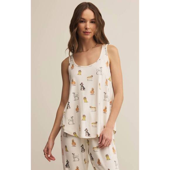 Z SUPPLY Tops - NEW Z SUPPLY this is love pup tank top in vanilla ice